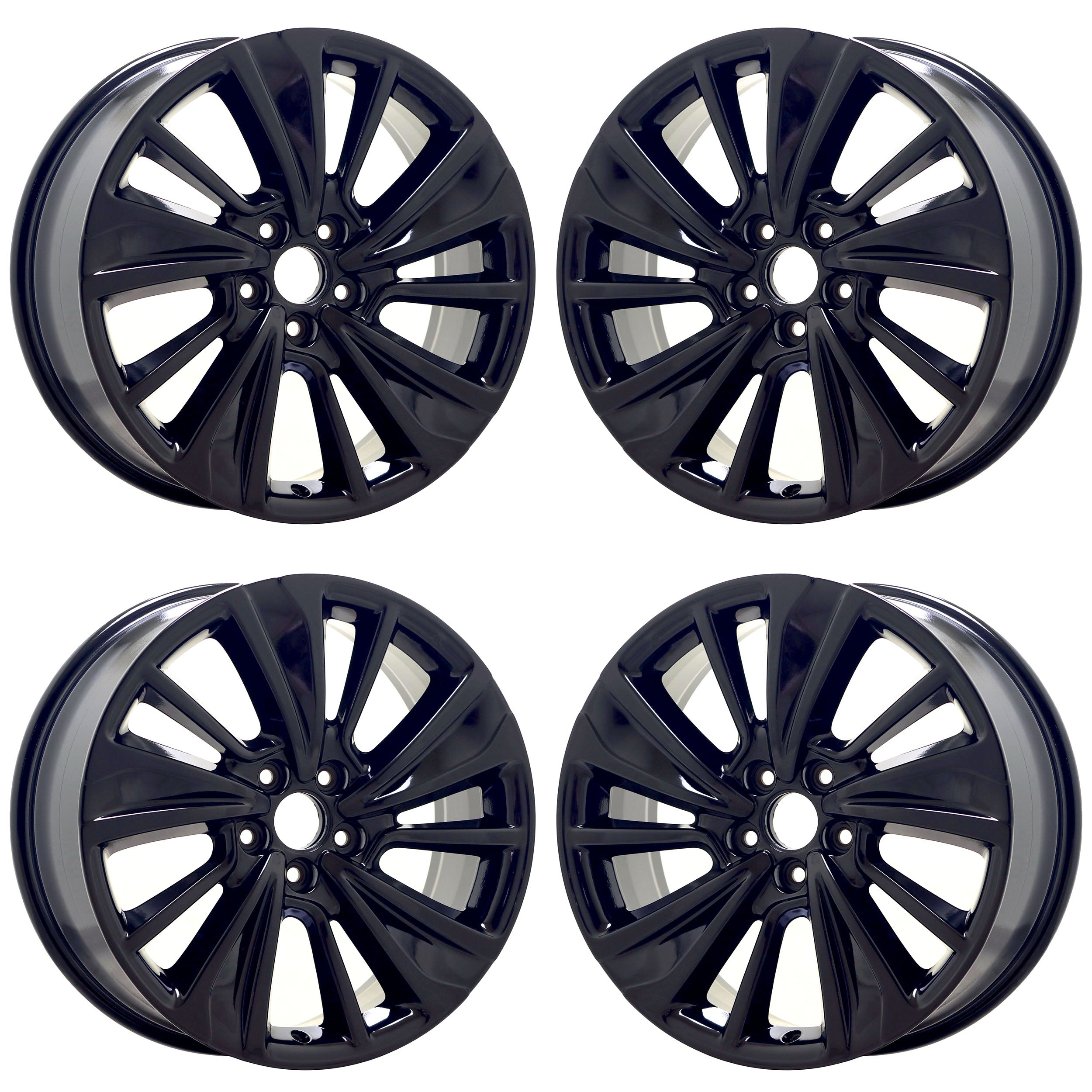 20" Acura MDX Gloss Black wheels rims Factory OEM set 71838